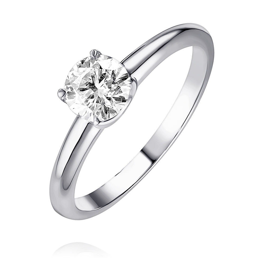 

Кольцо из белого золота с бриллиантом выращенным р.  ADAMAS 15039018/01-А511Д-41, 15039018/01-А511Д-41