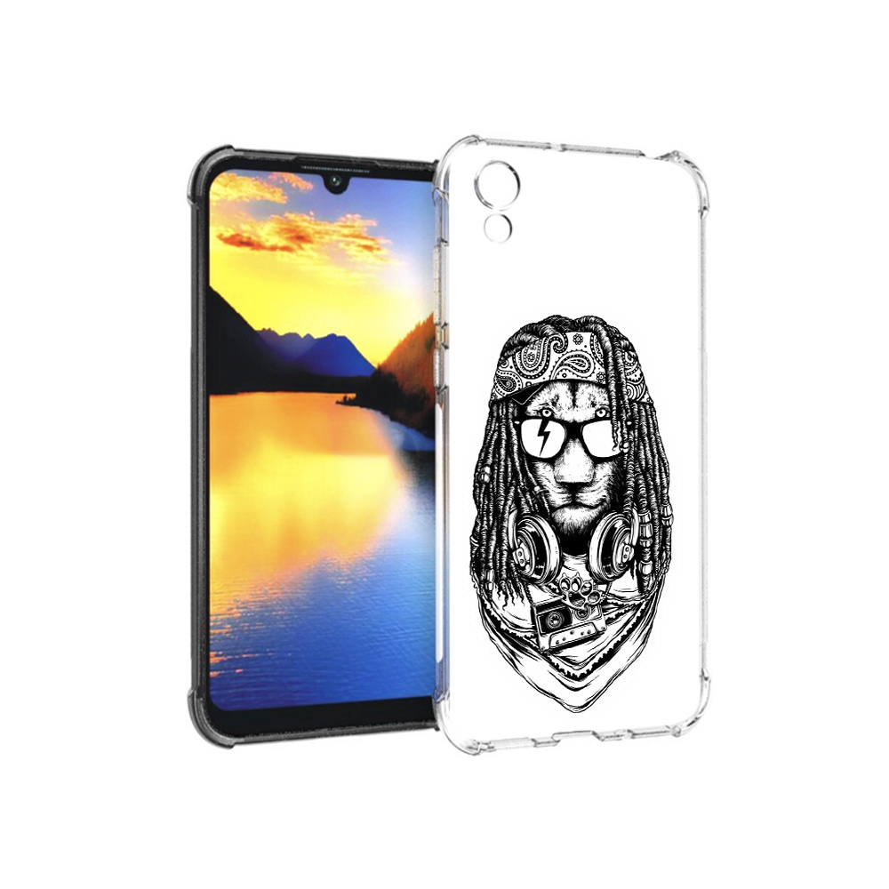 

Чехол MyPads Tocco для Huawei Y5 дреды льва, Прозрачный, Tocco