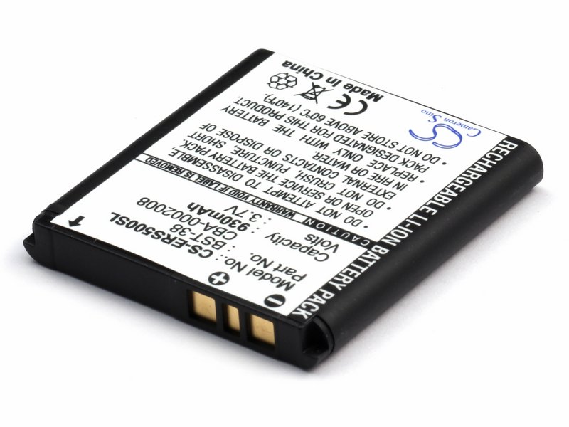 

Аккумулятор для сотового телефона Sony Ericsson BST-38