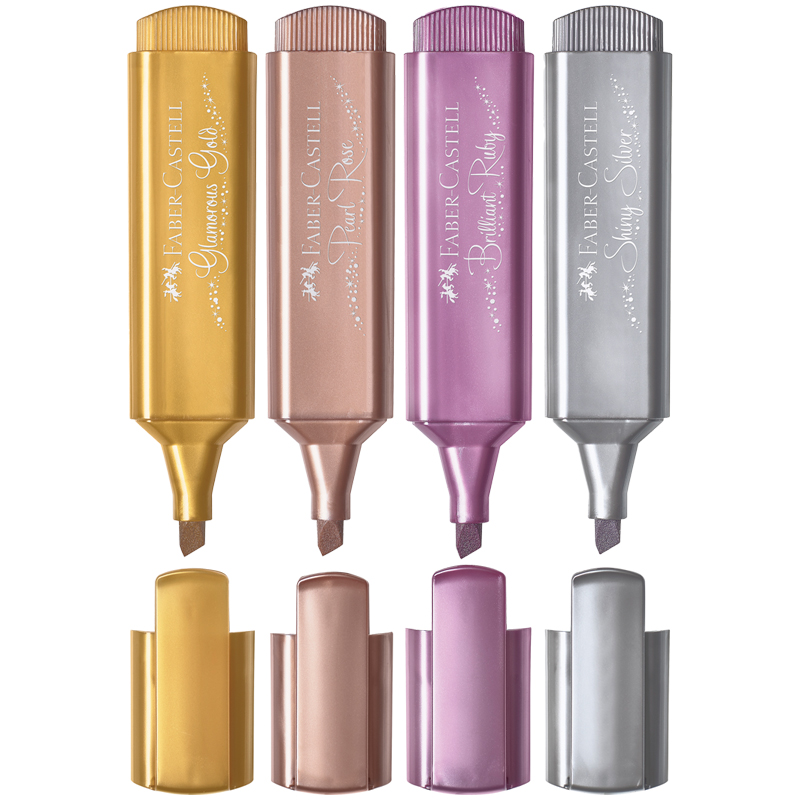 

Набор маркеров-текстовыделителей Faber-Castell TL 46 (1-5мм, 4 цвета) 4шт 5 уп, Разноцветный