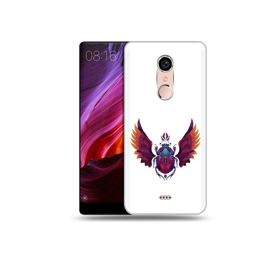 

Чехол MyPads Tocco для BQ 5050 Strike алмазный скоробей, Прозрачный, Tocco