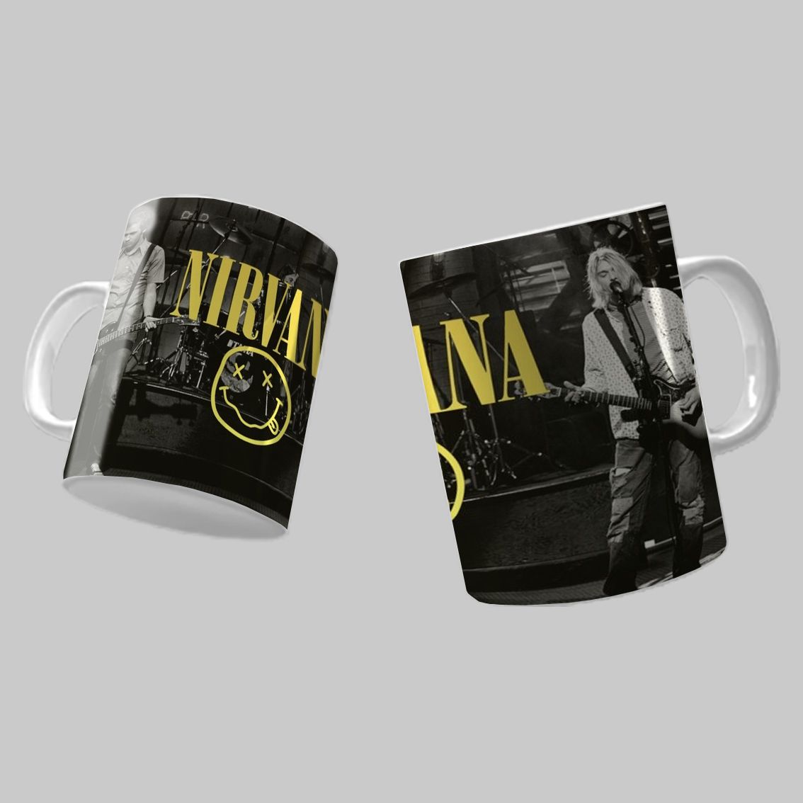 

Кружка Nirvana Нирвана Курт Кобейн Kurt Cobain рок атрибутика