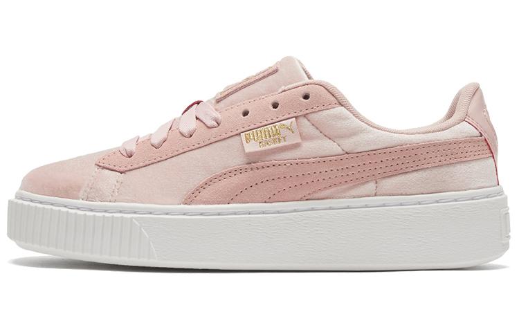 

Кеды унисекс Puma Platform Velvet розовые 39 EU, Розовый, Platform Velvet