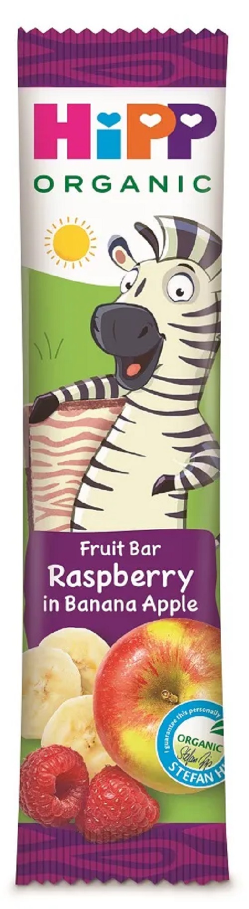 

Фруктово-злаковый батончик HiPP organic Банан-яблоко-малина, 22х23 гр., 31362