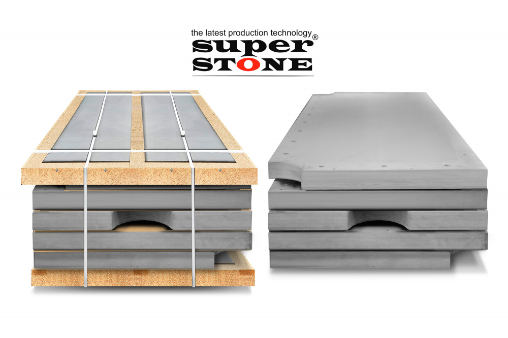 

Плита 2421*1300*40 камень Super Stone(3) 8ф С ГП