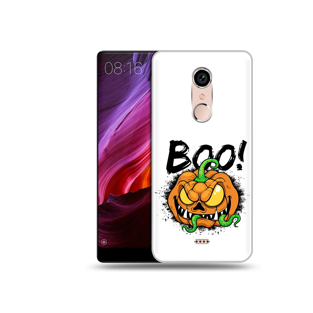 

Чехол MyPads Tocco для BQ 5050 Strike Хэллоуин бу, Прозрачный, Tocco