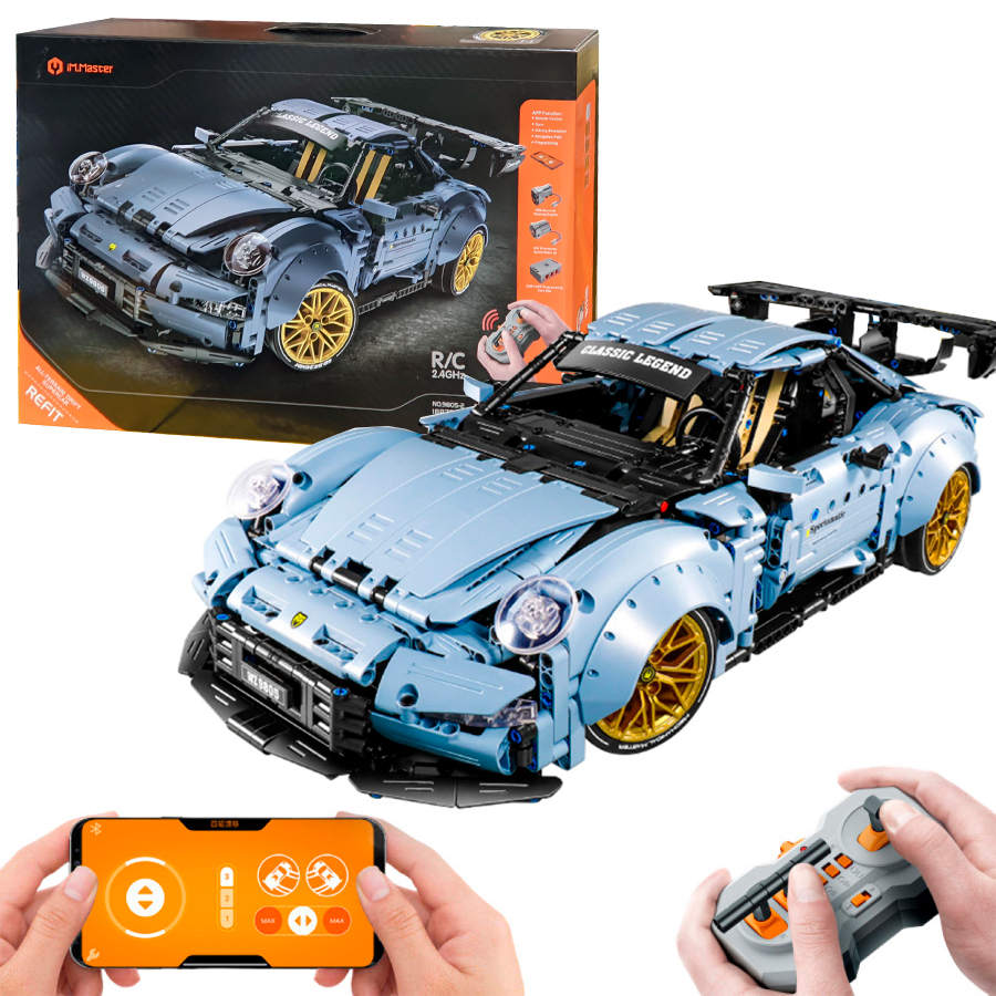 

Конструктор iMMaster 9805-2 Спорткар Porsche 911 GT3 на радиоуправлении 1887 дет