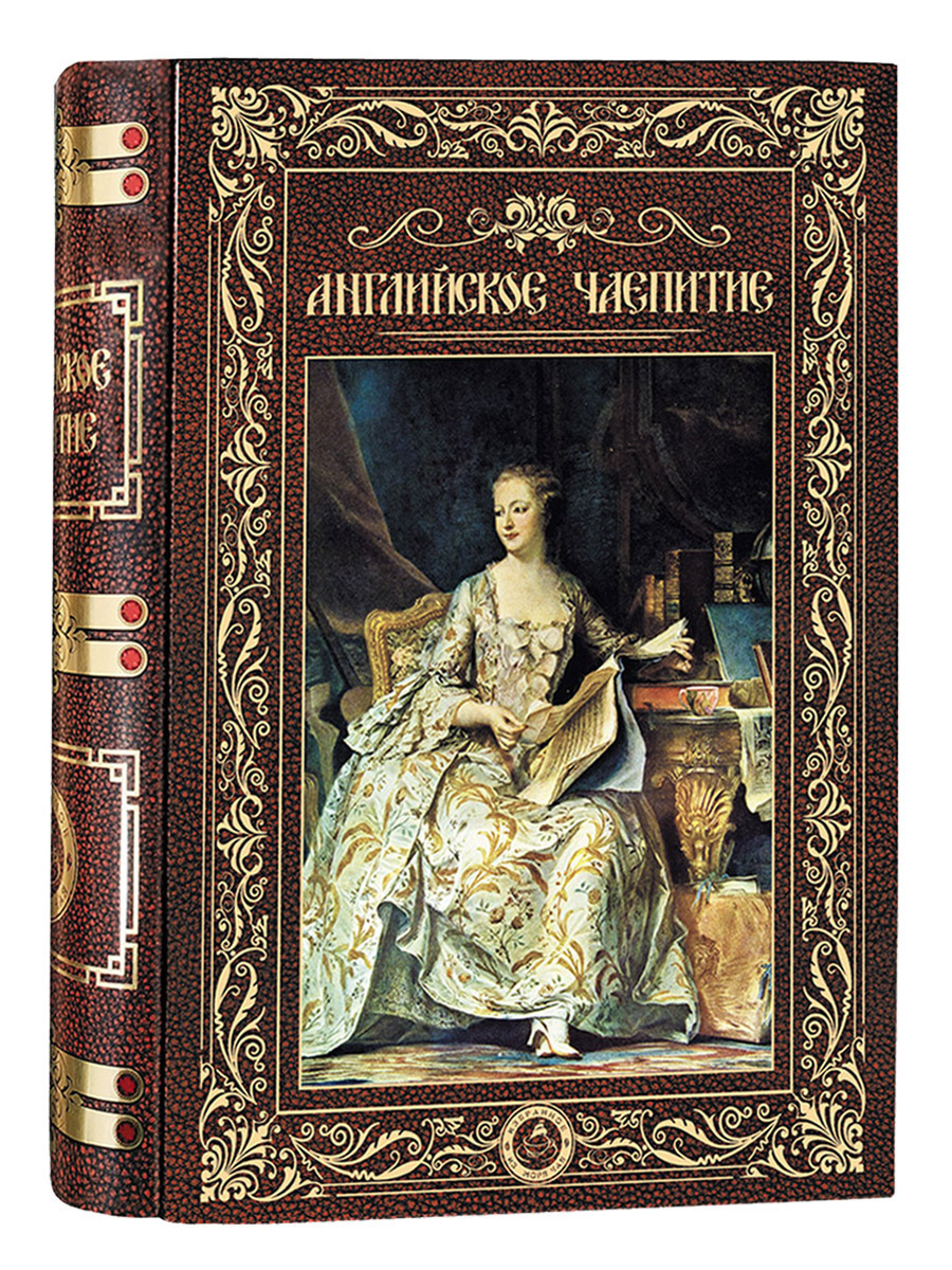 фото Чай черный подарочный избранное из моря чая в жестяной книге английское чаепитие, 75 г