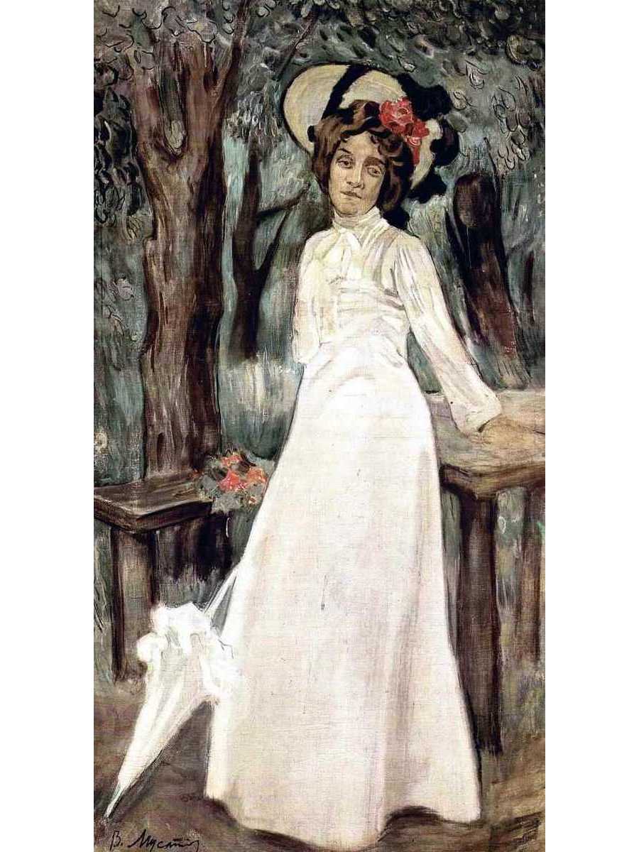 

Постер DRABS A3 Борисов-Мусатов Виктор Эльпидифорович Портрет Надежды Юрьевны Станюкович