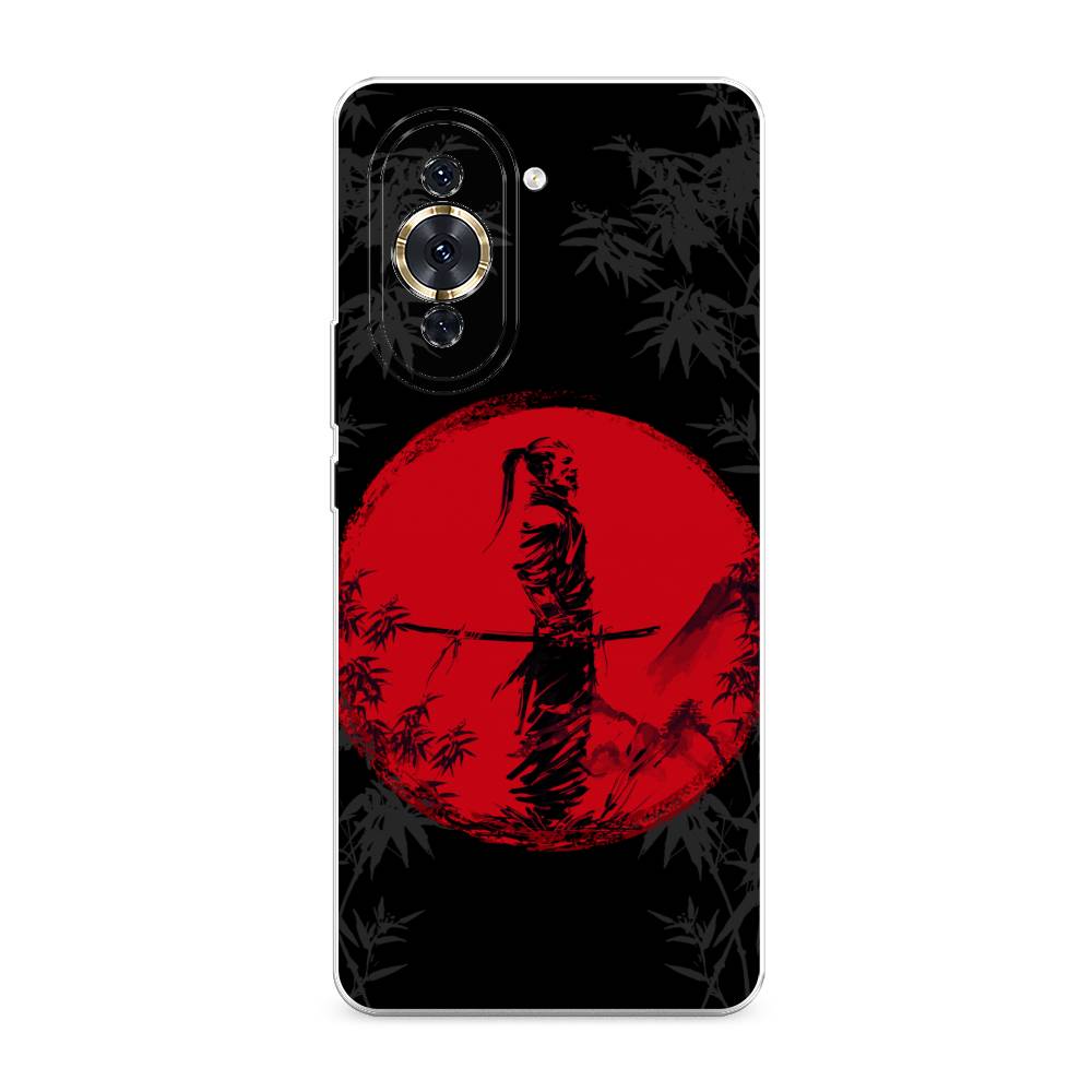 

Чехол для Huawei Nova 10 Pro "Самурай на красном фоне", Черный;красный;серый, 6109050-4