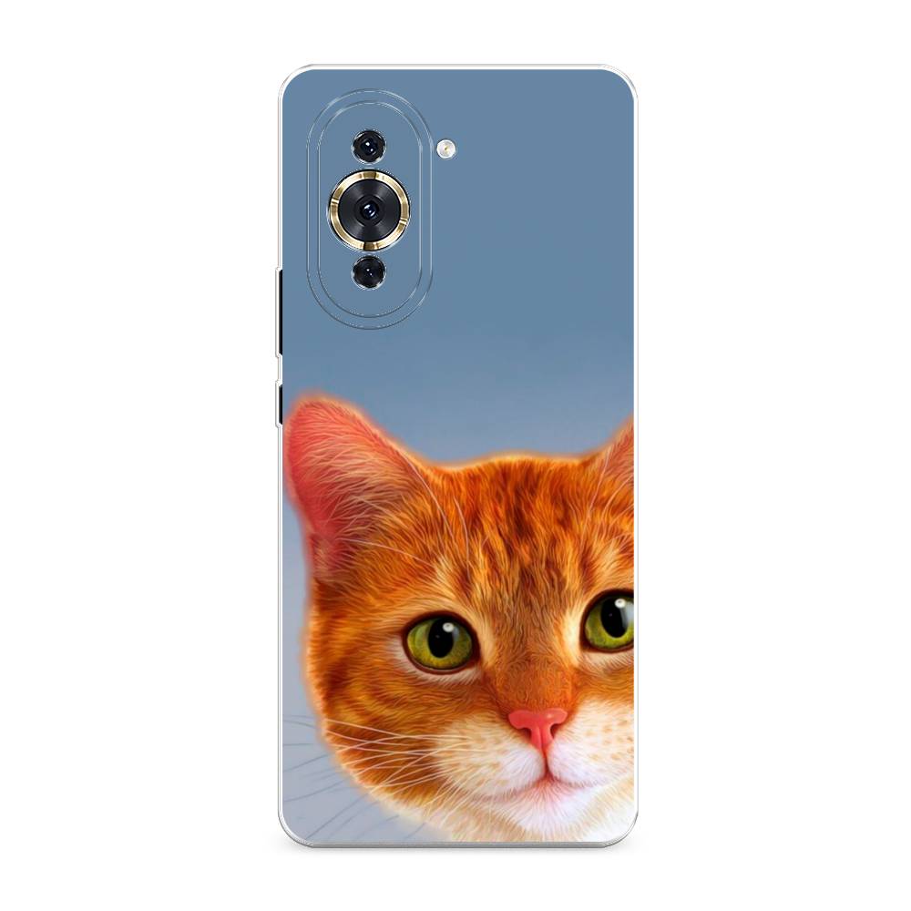 

Чехол для Huawei Nova 10 Pro "Любопытный котик", Коричневый, 6109050-1