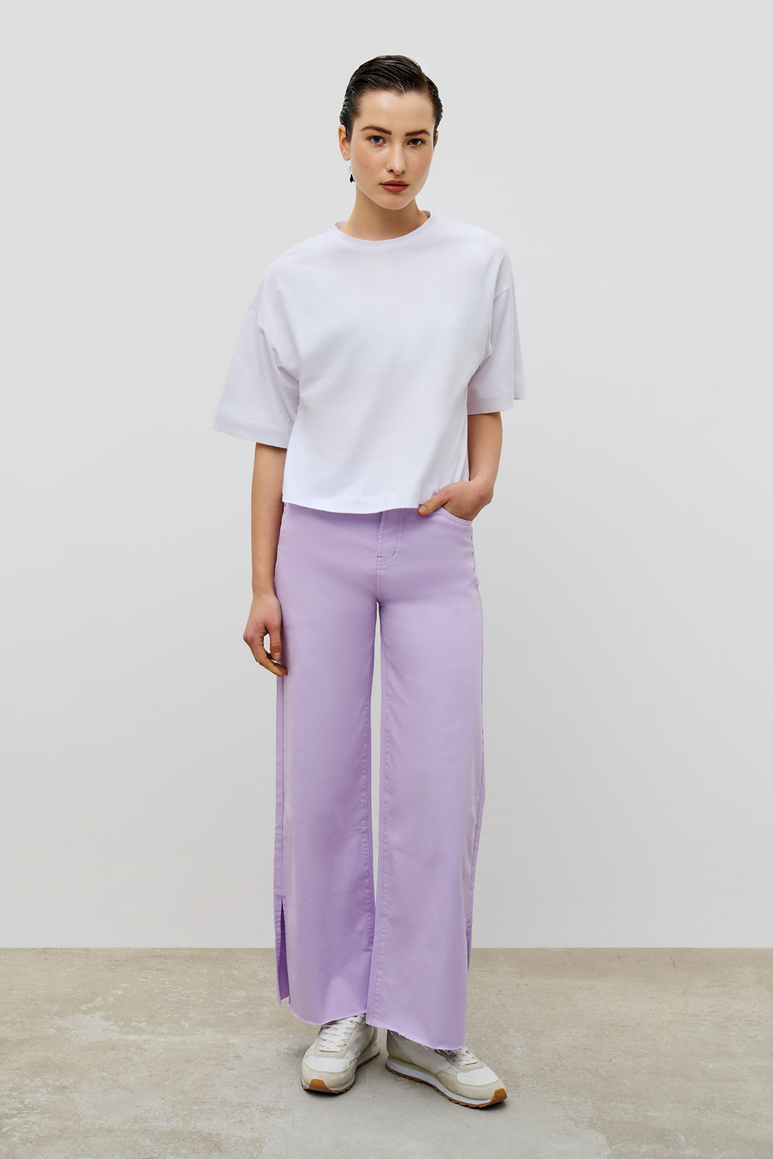 

Джинсы женские Baon B3023013 фиолетовые 32, Фиолетовый, B3023013