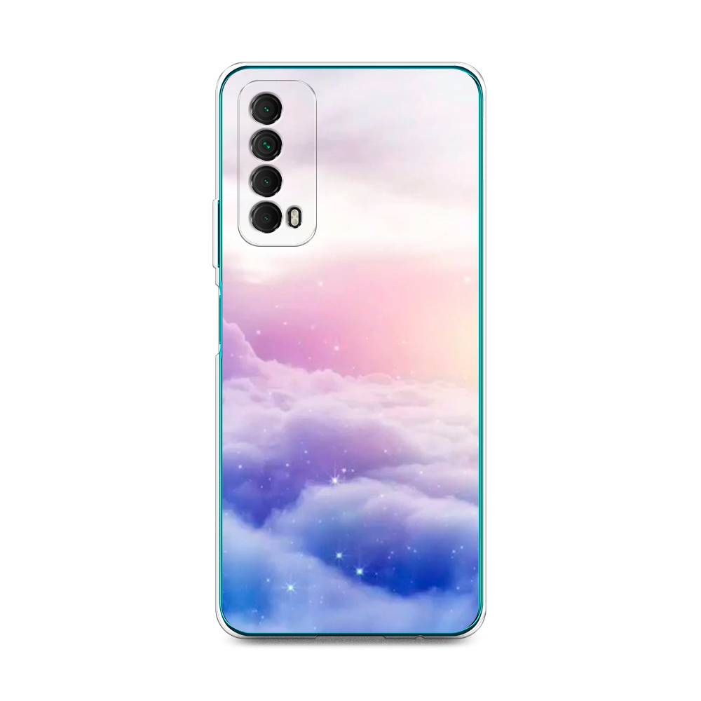 

Чехол для Huawei P Smart 2021 "Небеса", Голубой;белый;розовый, 6104750-2