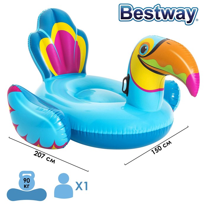 

Плот для плавания «Тукан», 207 x 150 см, 41126 Bestway, Animals