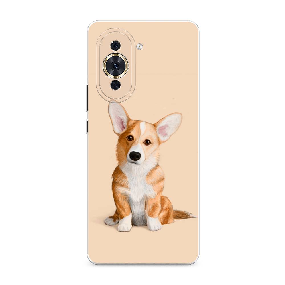 

Чехол для Huawei Nova 10 Pro "Грустный Корги", Коричневый;бежевый, 6109050-1