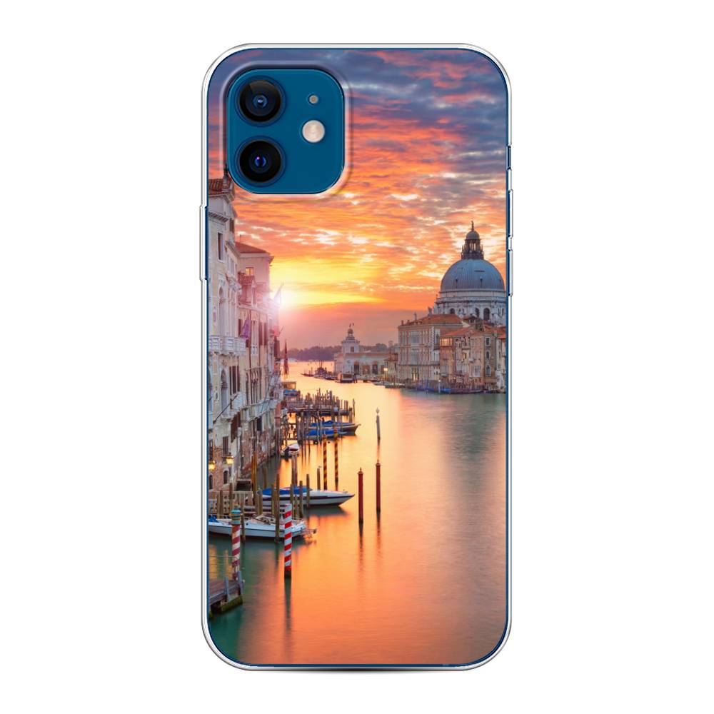 

Чехол на Apple iPhone 12/12 Pro "Восход 11", Розовый;оранжевый, 12550-2