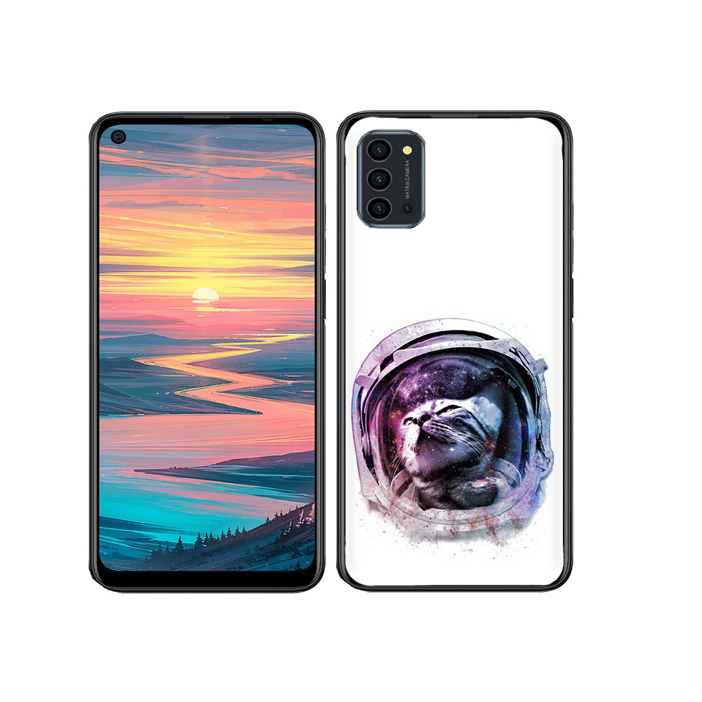 

Чехол MyPads Tocco для Oukitel K9 Pro кот в шлеме, Прозрачный, Tocco