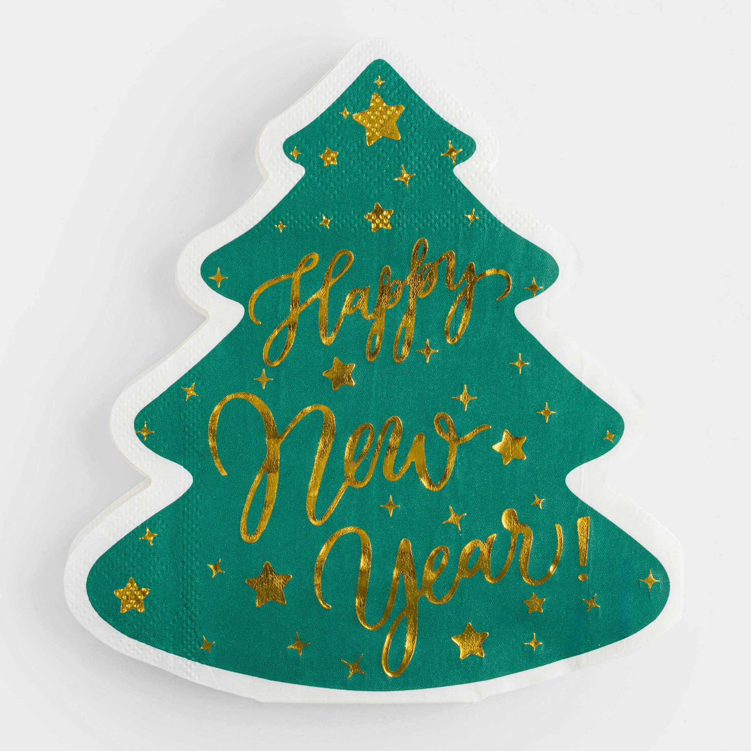 

Салфетки бумажные Kuchenland Christmas Елка, фигурные, зеленые, 33х33 см, 20 шт, Зеленый