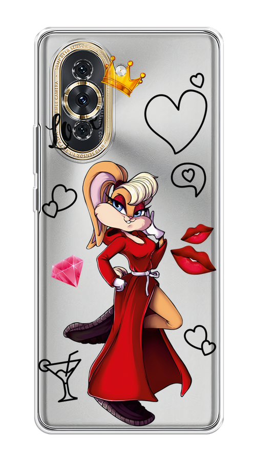 

Чехол на Huawei Nova 10 "Rich Lola Bunny", Красный;бежевый;оранжевый, 6108950-6