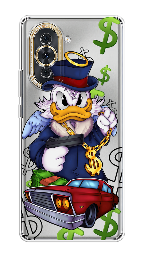 

Чехол на Huawei Nova 10 "Scrooge McDuck with a Gold Chain", Красный;синий;белый, 6108950-6