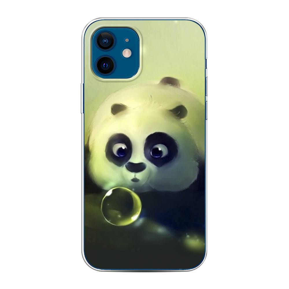 

Чехол на Apple iPhone 12/12 Pro "Малыш панды", Зеленый;черный;серый, 12550-1