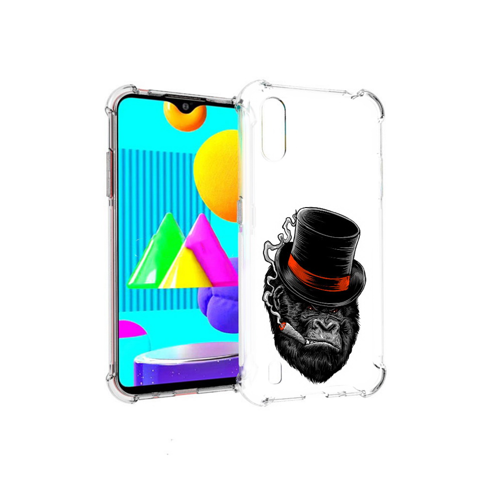 Чехол MyPads Tocco для Samsung Galaxy M01 дизайнерская горилла (PT151401.486.431)