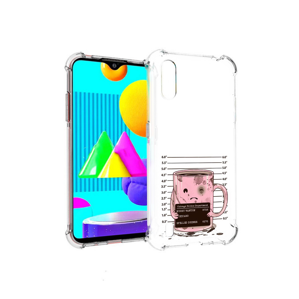 

Чехол MyPads Tocco для Samsung Galaxy M01 кружка (PT151401.486.420), Прозрачный, Tocco