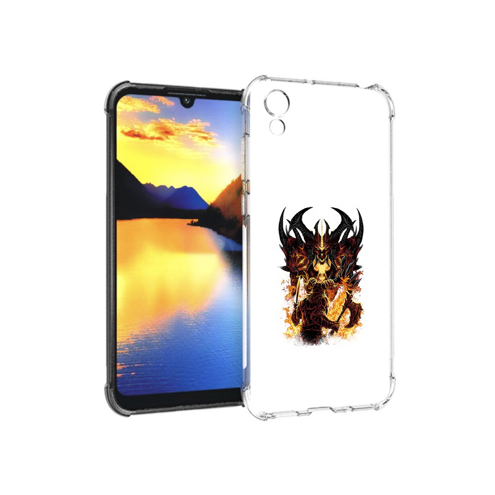 

Чехол MyPads Tocco для Huawei Y5 демон shadow fiend, Прозрачный, Tocco