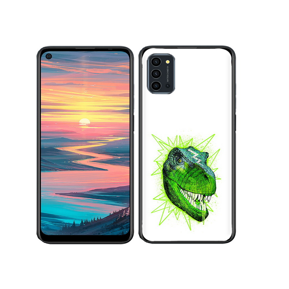 

Чехол MyPads Tocco для Oukitel K9 Pro зеленый динозавр, Прозрачный, Tocco