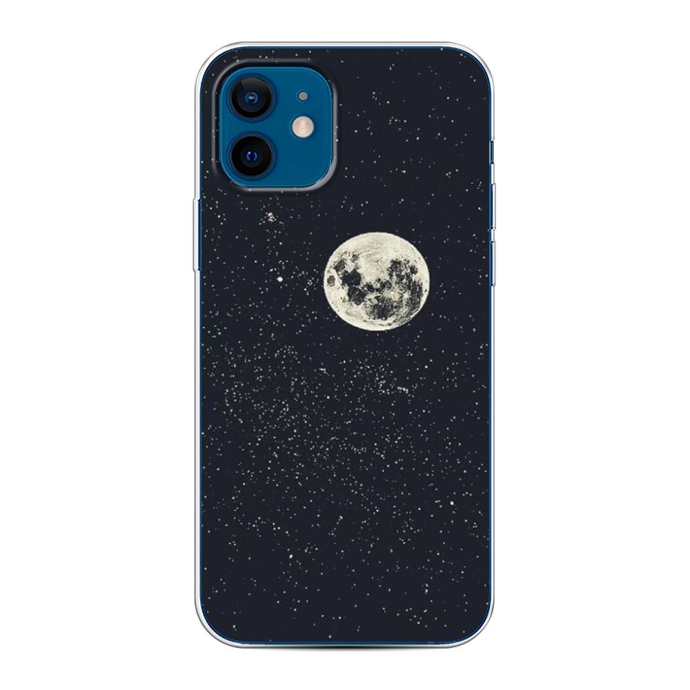 

Чехол на Apple iPhone 12/12 Pro "Полнолуние", Красный, 12550-2