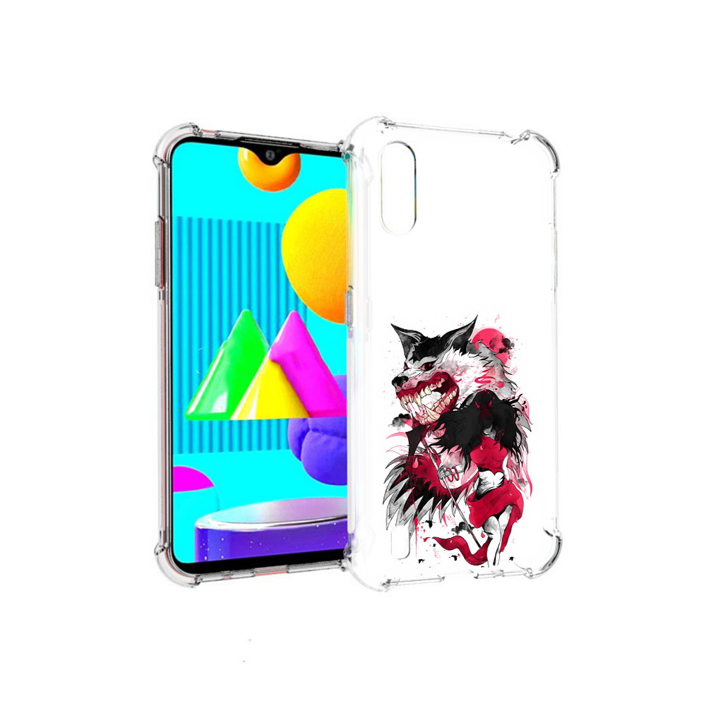 

Чехол MyPads Tocco для Samsung Galaxy M01 красная шапочка (PT151401.486.410), Прозрачный, Tocco