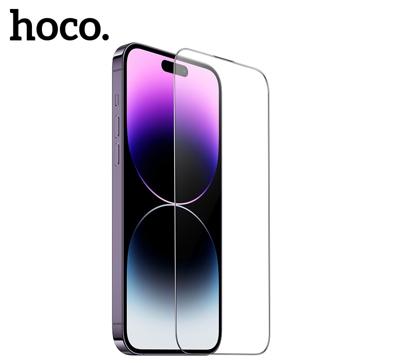 Защитное стекло 3D HOCO A34, iPhone 14 Pro Max черный