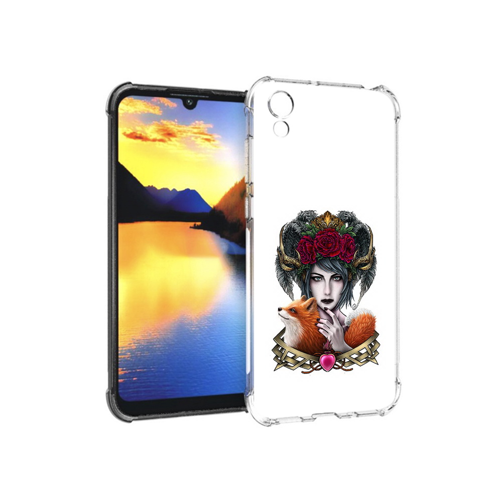 

Чехол MyPads Tocco для Huawei Y5 девушка с лисой, Прозрачный, Tocco