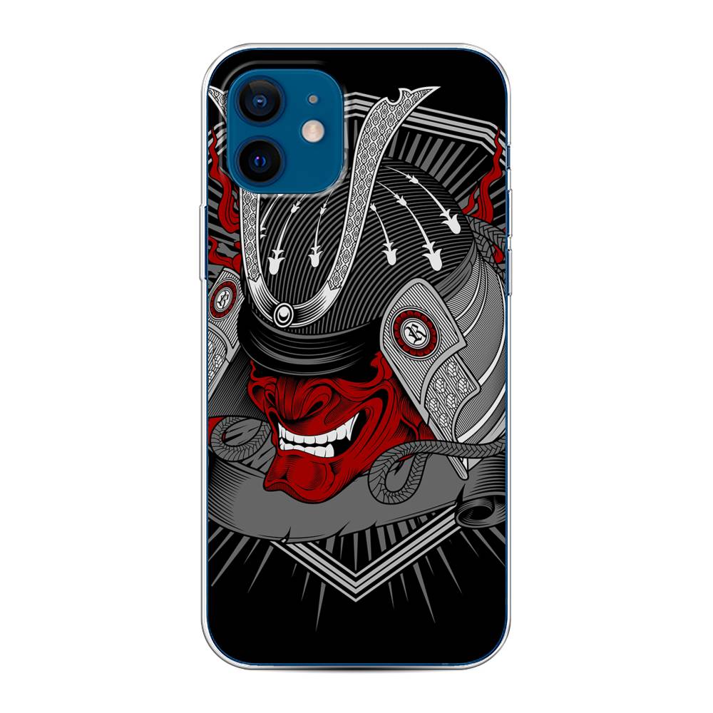 

Чехол на Apple iPhone 12/12 Pro "Красная маска самурая", Белый;красный;черный, 12550-4