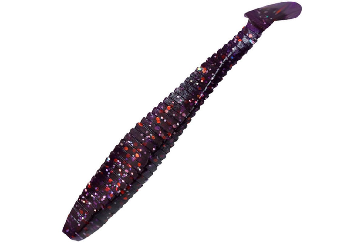 

Виброхвост YAMAN PRO Flatter Shad, р.5 inch, цвет #08 - Violet (уп.4 шт), Фиолетовый