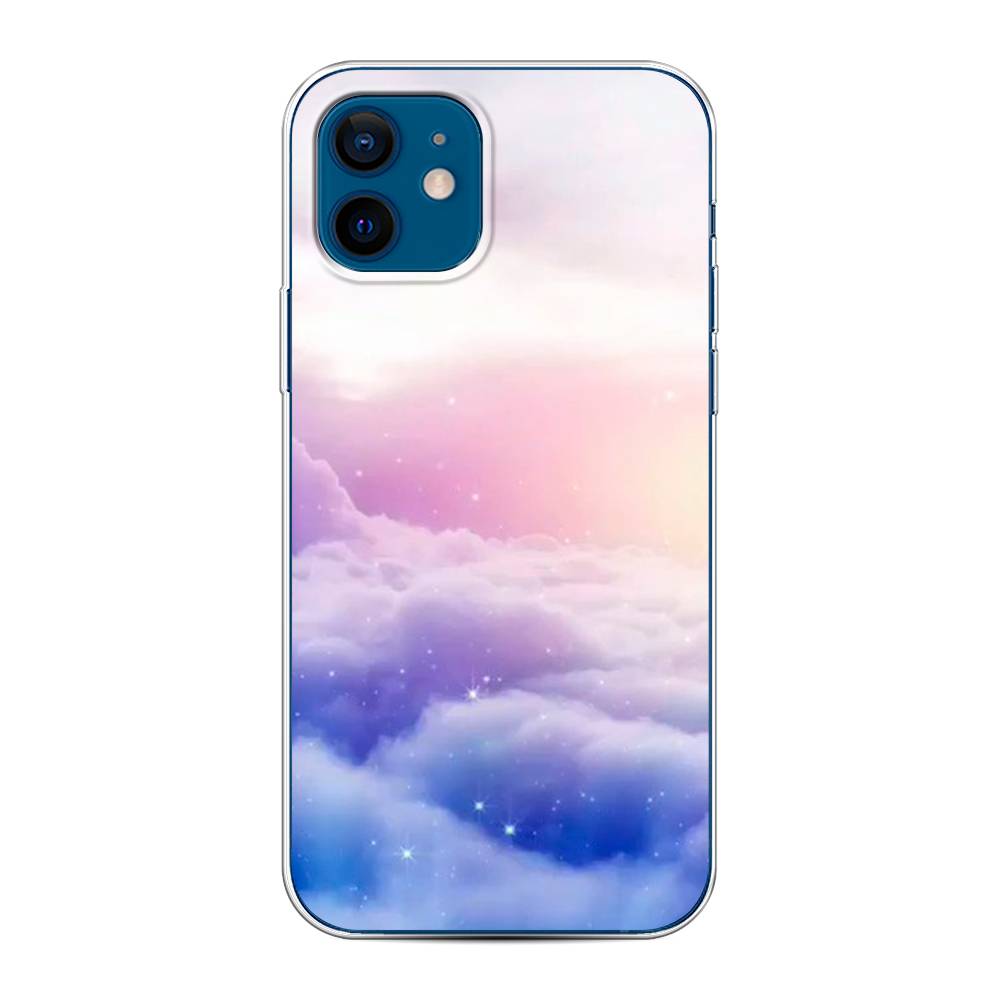 

Чехол на Apple iPhone 12/12 Pro "Небеса", Голубой;белый;розовый, 12550-2