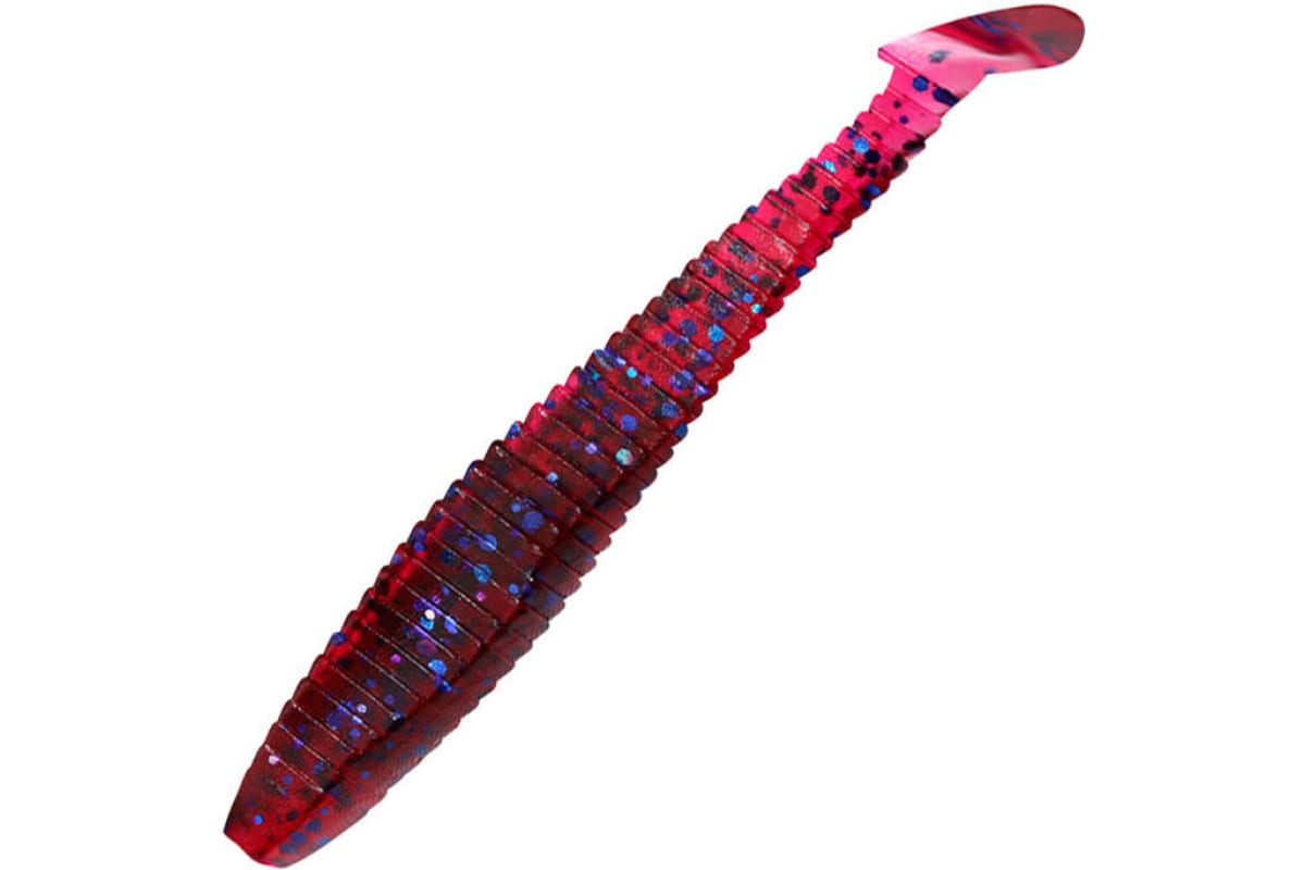 

Виброхвост YAMAN PRO Flatter Shad, р.5 inch, цвет #04 - Grape (уп.4 шт), Фиолетовый