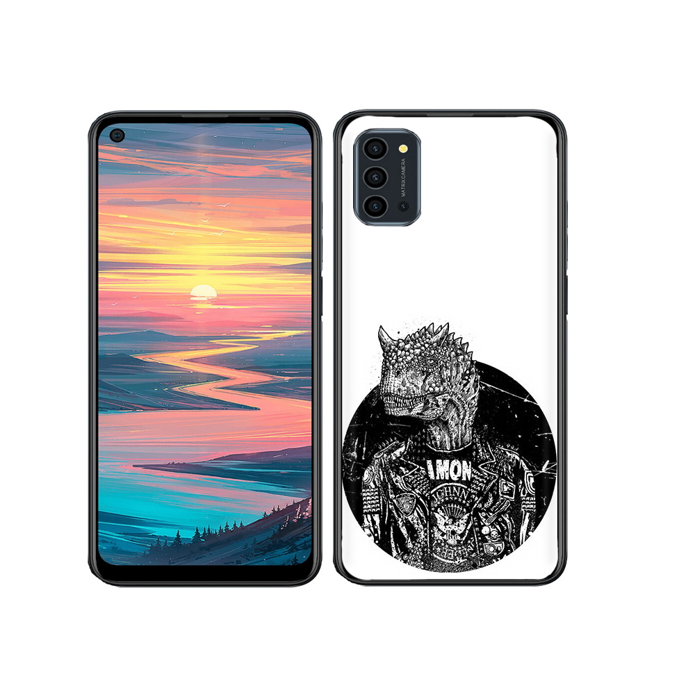 

Чехол MyPads Tocco для Oukitel K9 Pro динозавр в куртке, Прозрачный, Tocco