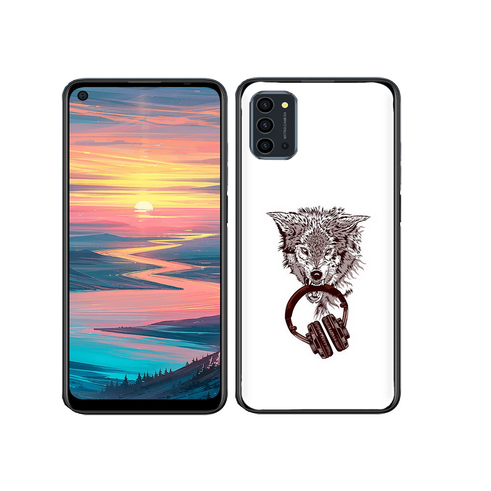 

Чехол MyPads Tocco для Oukitel K9 Pro дикий волк, Прозрачный, Tocco