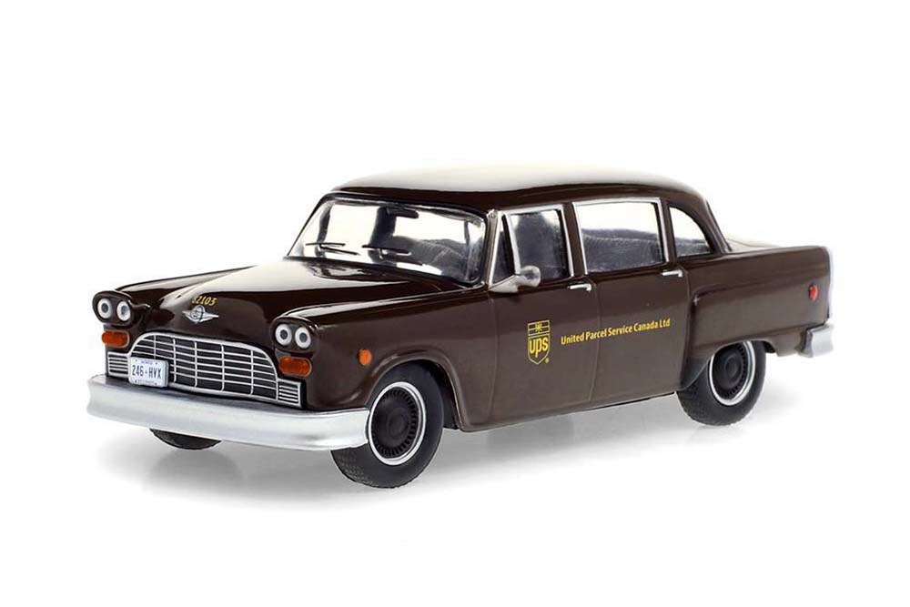 

Checker taxi cab parcel delivery "united parcel service (ups) canada ltd" 1975, Коричневый