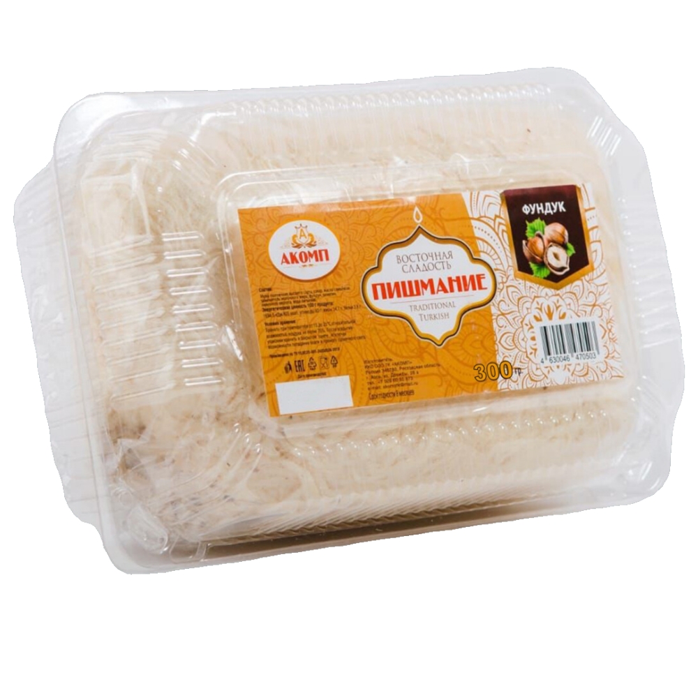 

Пишмание Акомп с фундуком, 300 г
