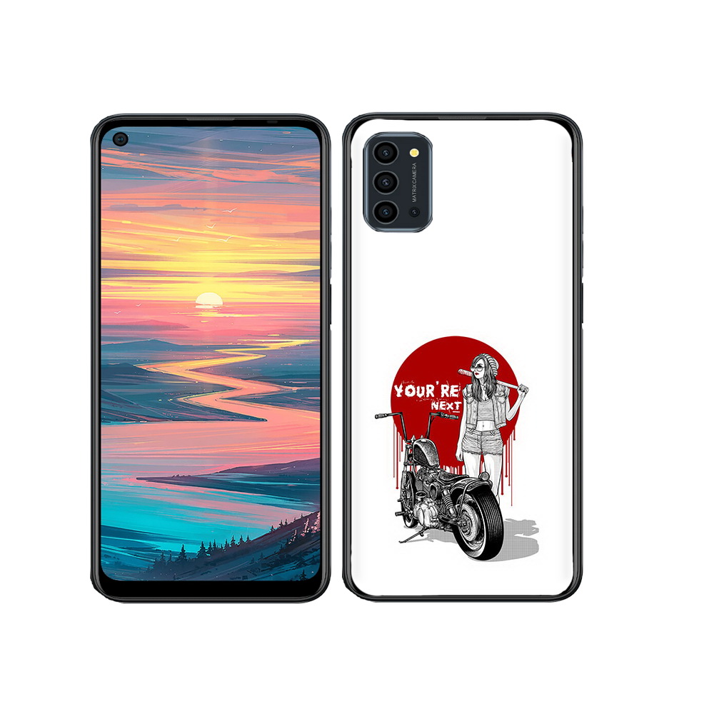 

Чехол MyPads Tocco для Oukitel K9 Pro девушка с мотоциклом, Прозрачный, Tocco