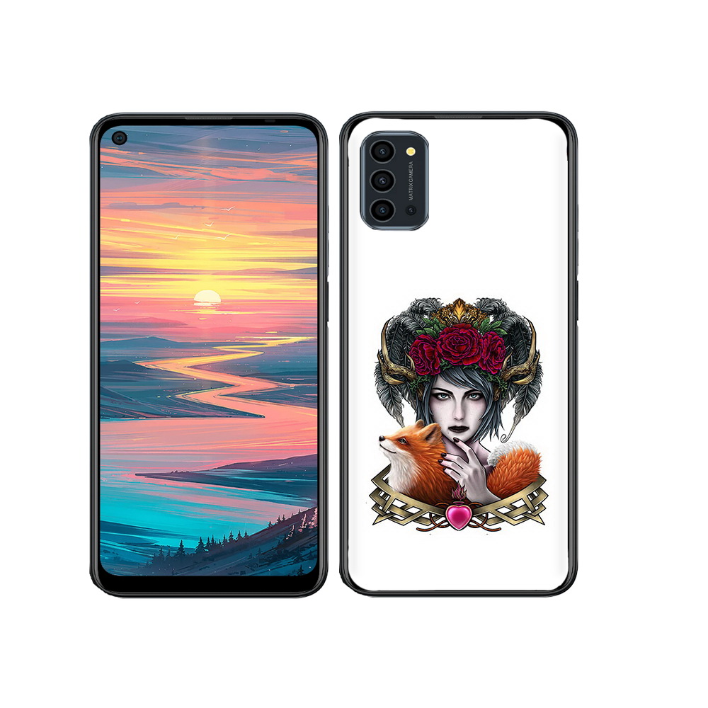 

Чехол MyPads Tocco для Oukitel K9 Pro девушка с лисой, Прозрачный, Tocco