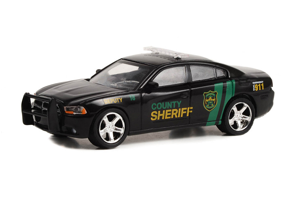

Dodge charger pursuit county sheriff deputy #18 2011 (из т/c йеллоустоун), Черный