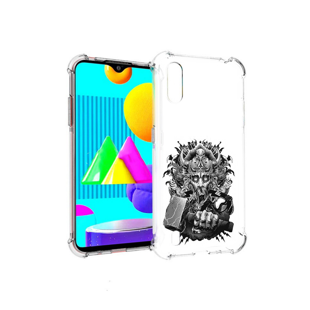 

Чехол MyPads Tocco для Samsung Galaxy M01 злой тор (PT151401.486.363), Прозрачный, Tocco