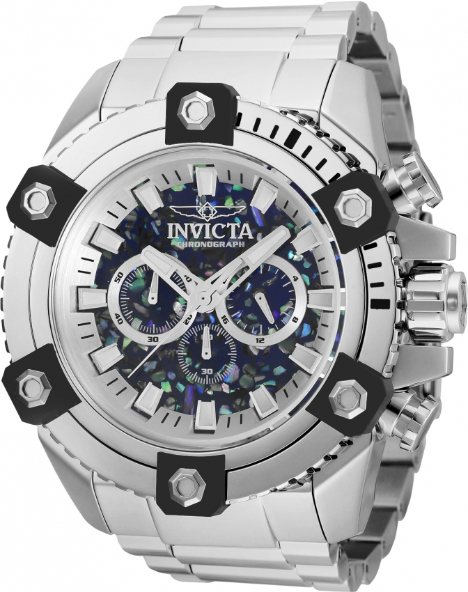 фото Наручные часы мужские invicta 35974 серебристые