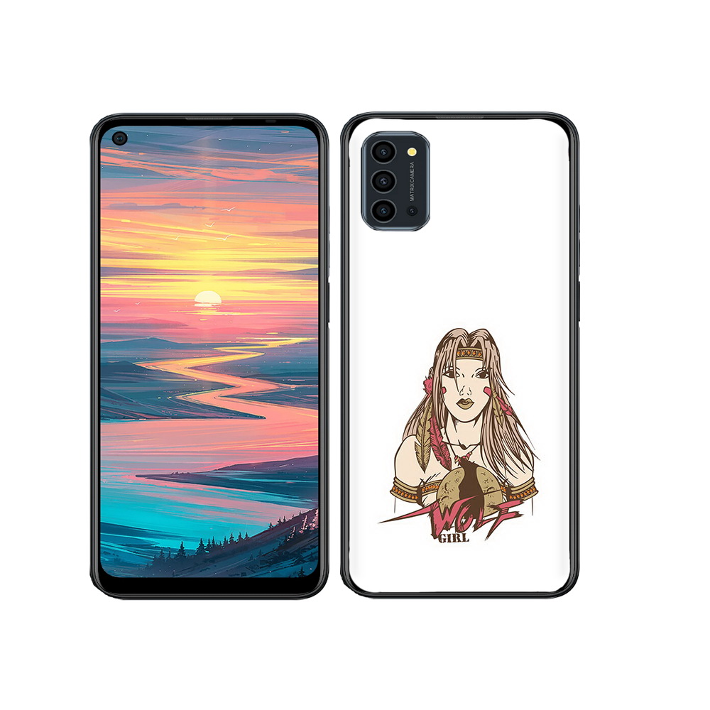 

Чехол MyPads Tocco для Oukitel K9 Pro девушка волк, Прозрачный, Tocco