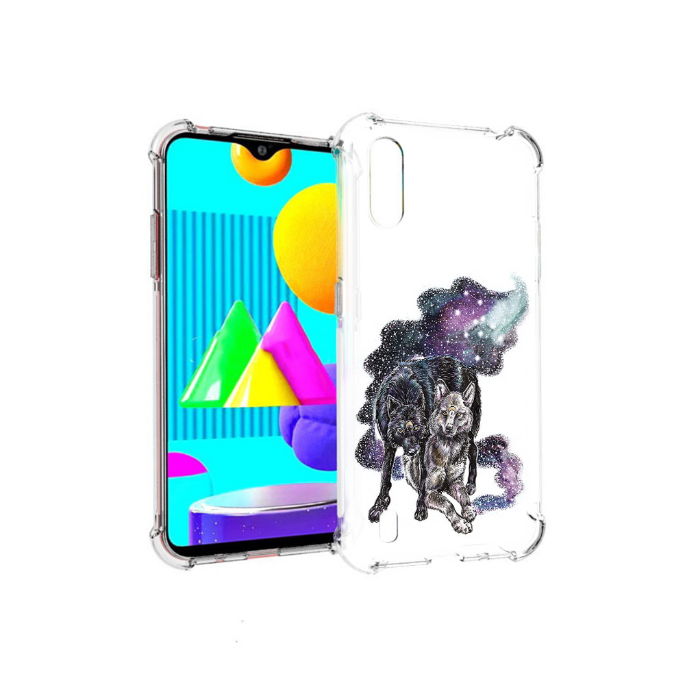 

Чехол MyPads Tocco для Samsung Galaxy M01 звездные волки (PT151401.486.352), Прозрачный, Tocco