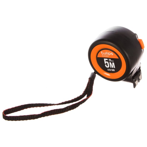 Рулетка усиленная с магнитом 5м/25мм IITulips tools 10-506