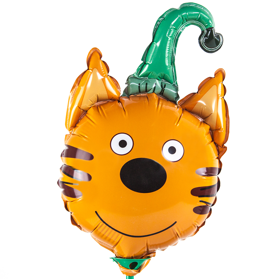 

Шар Falali с клапаном 12''/30 см Мини-фигура, Голова, Три Кота, Компот, 5 шт. 403117, Оранжевый